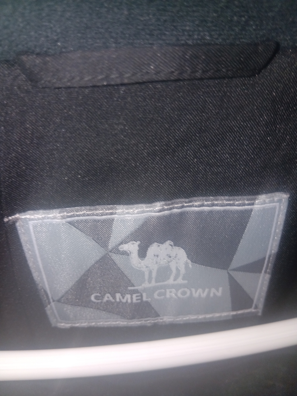 Camel Crown Men's Black Jacket - Sleek Everyday Coat
